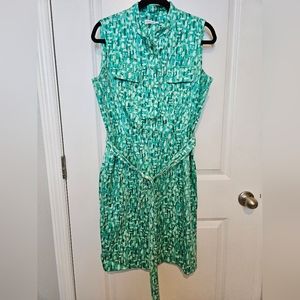 Calvin Klein sleeveless belted dress size 12